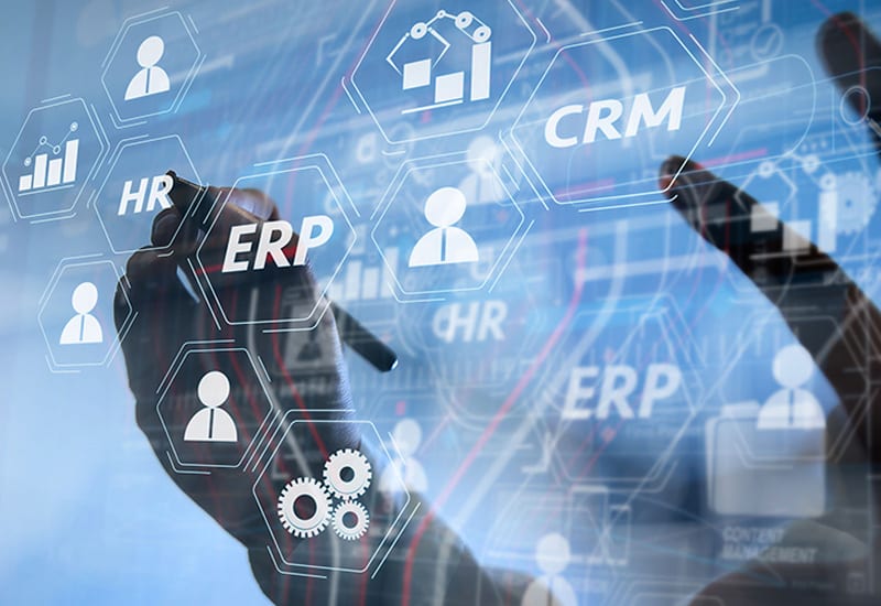 Database Design Administration and Maintenance ERP CRM Overlay