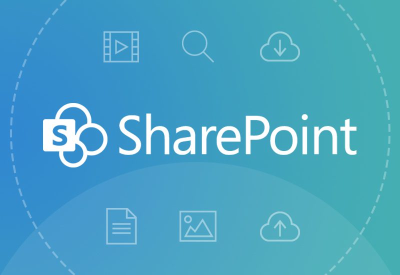SharePoint logo and icons concept